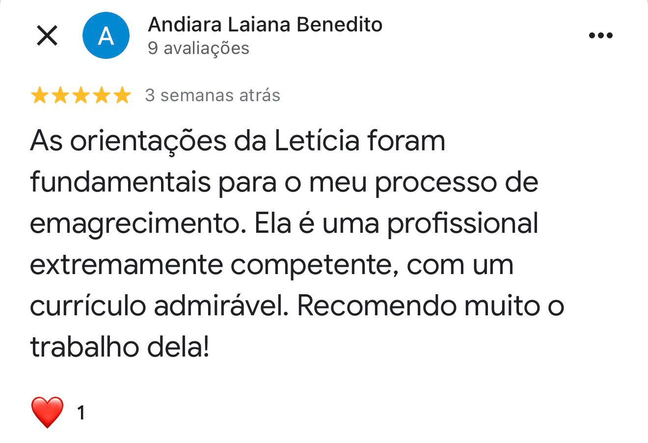 Depoimento de Andiara Laiana Benedito sobre o Método Cerrone