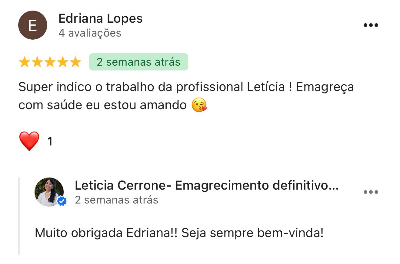 Depoimento de Edriana Lopes sobre o Método Cerrone